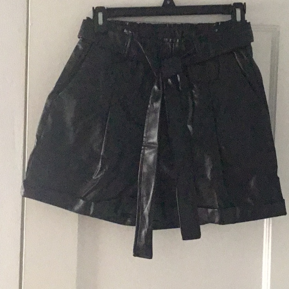 New Faux Leather Shorts
